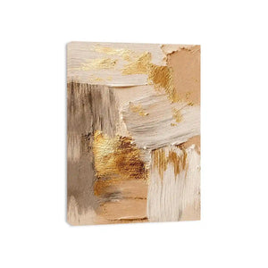   neutral gold textured abstract modern luxury wall art