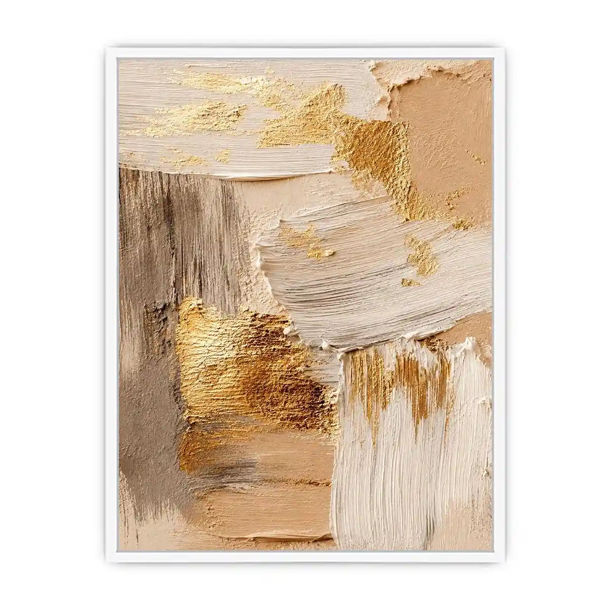   neutral gold textured abstract modern luxury wall art