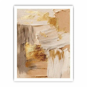   neutral gold textured abstract modern luxury wall art