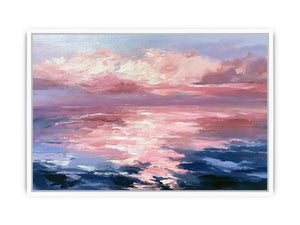   abstract ocean sunset canvas print