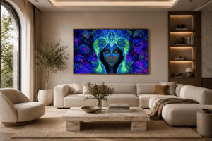   mystical fantasy portrait wall art