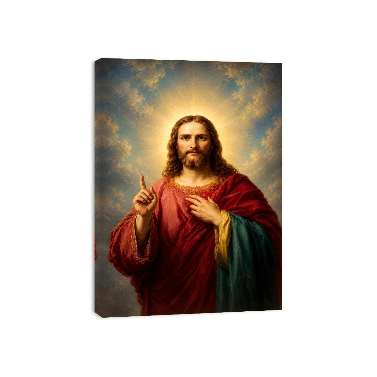   classic jesus portrait canvas print