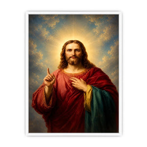   classic jesus portrait canvas print