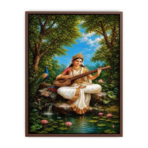   saraswati veena canvas art home