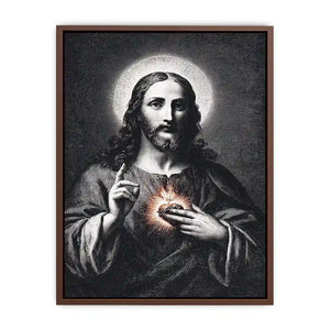 sacred heart jesus canvas art prayer room