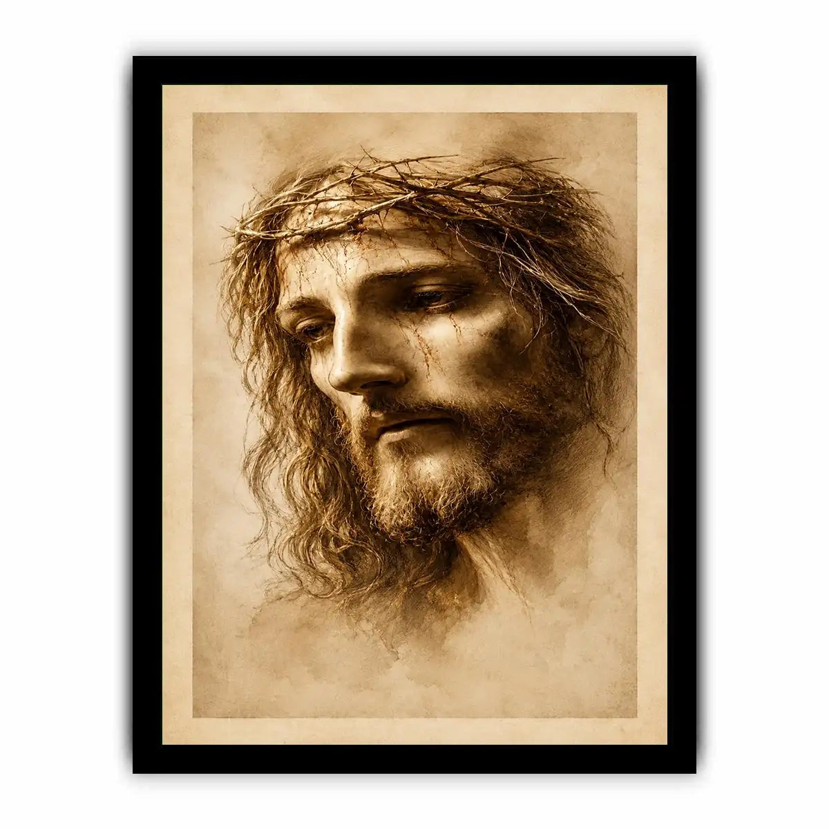   jesus portrait spiritual canvas