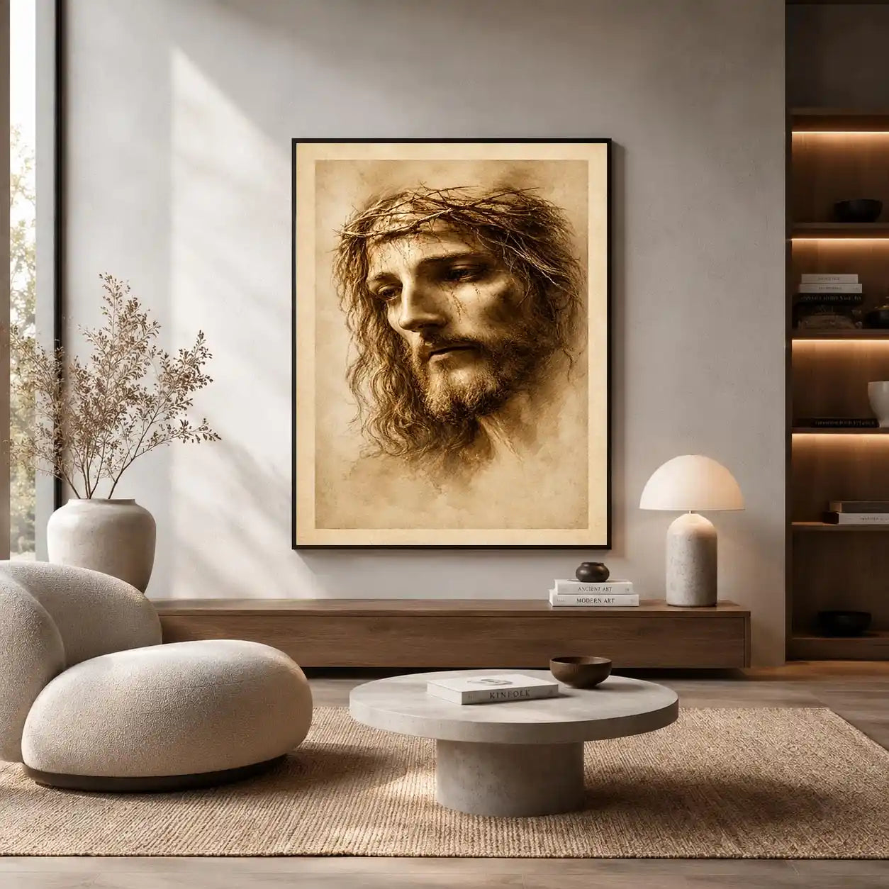  jesus portrait spiritual canvas