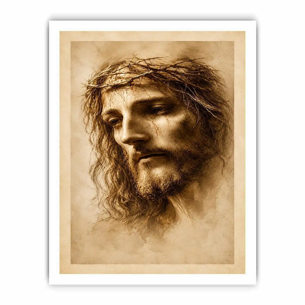  jesus portrait spiritual canvas