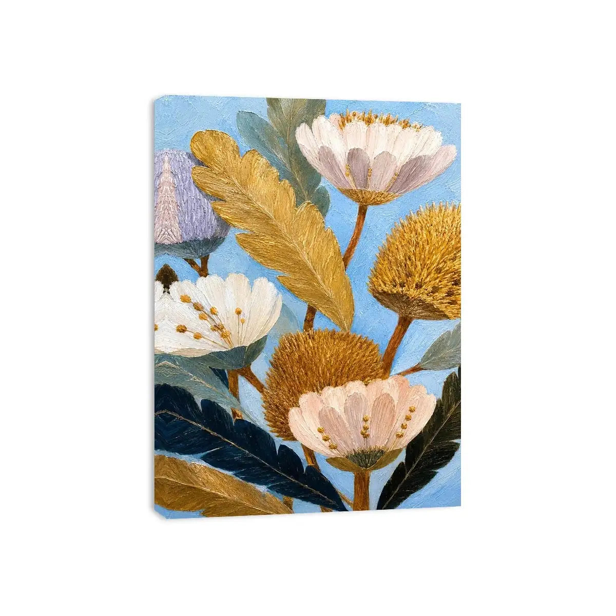   golden banksia botanical canvas print