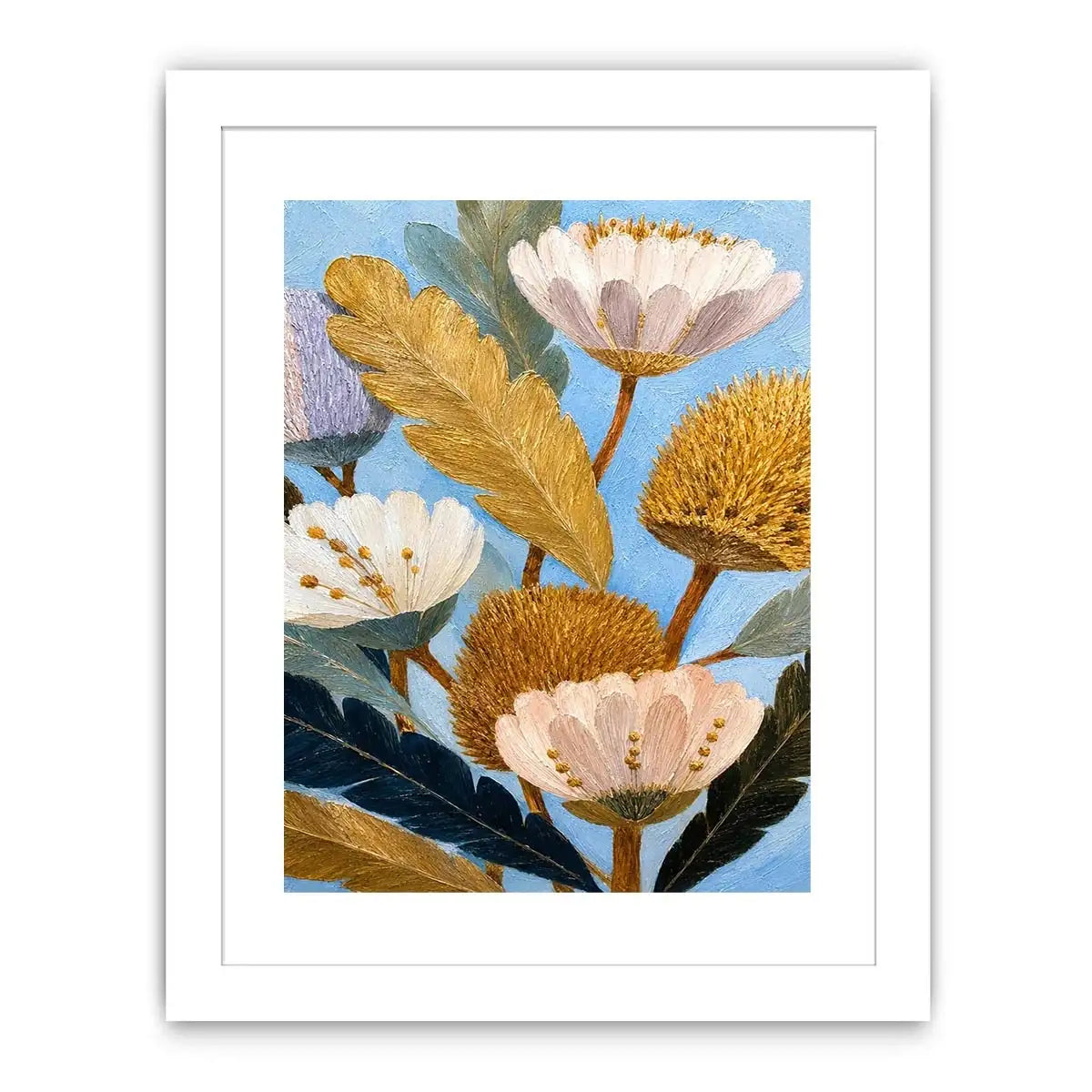   golden banksia botanical canvas print