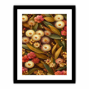   native wildflower gold canvas print