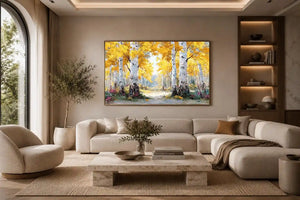 Golden Birch Trees