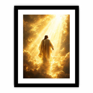   golden religious heavenly clouds canvas print