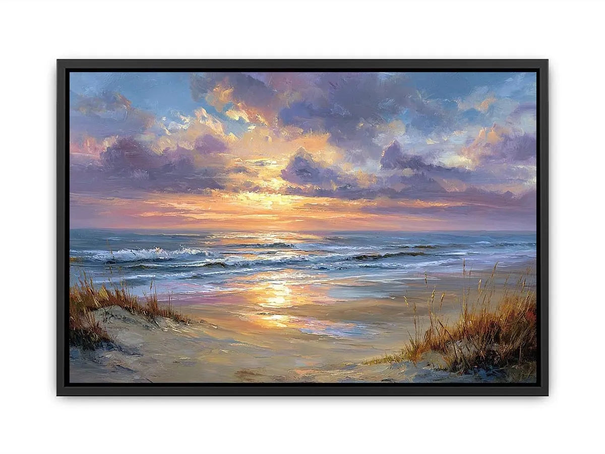  aerial beach canvas print coastal living room