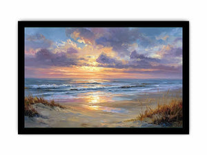   aerial beach canvas print coastal living room