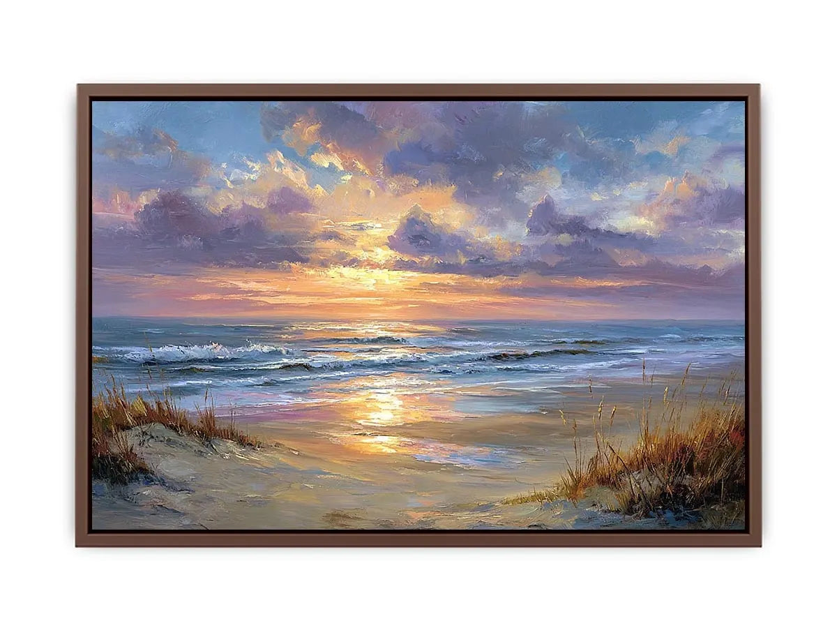   aerial beach canvas print coastal living room