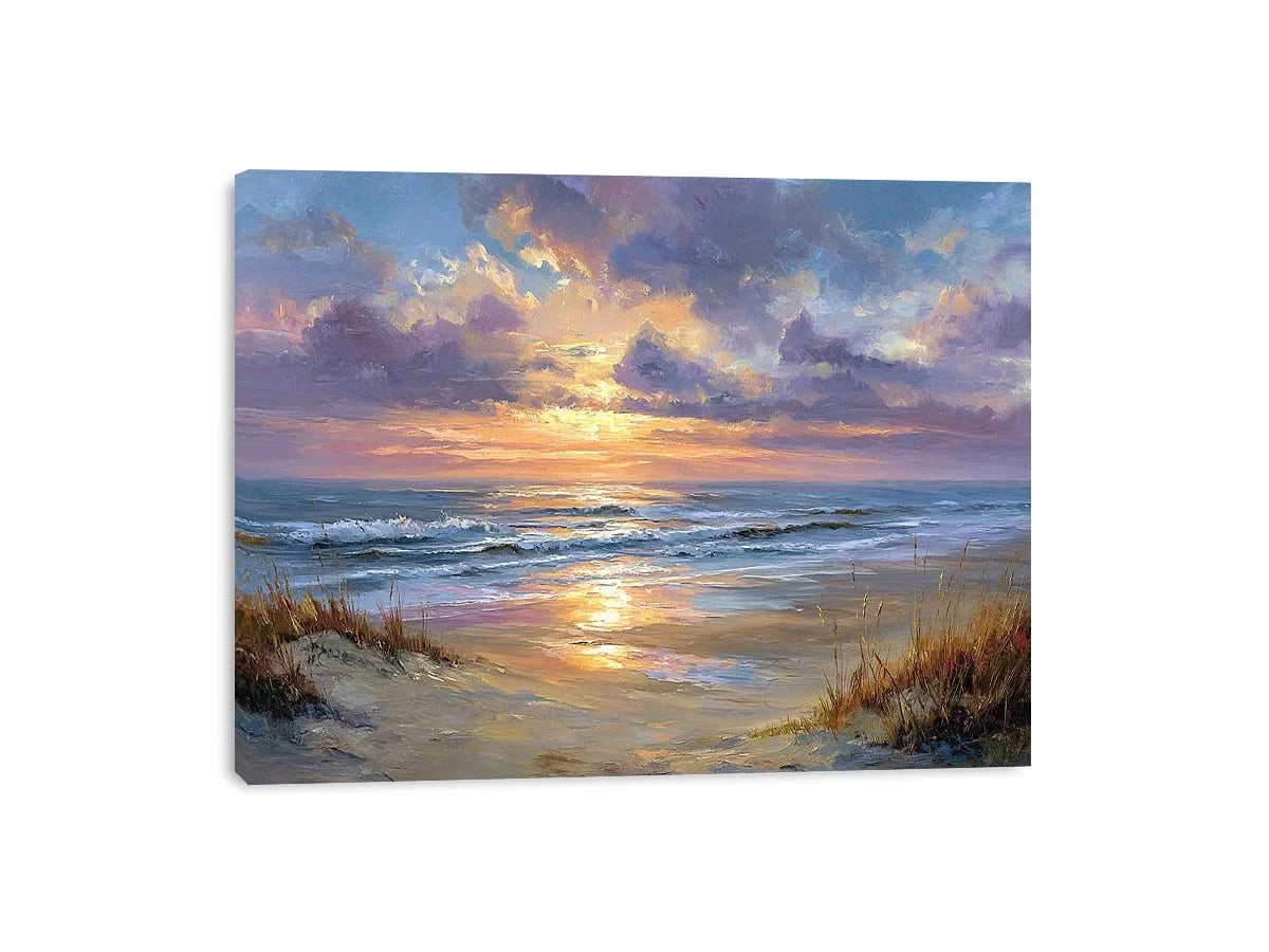   aerial beach canvas print coastal living room
