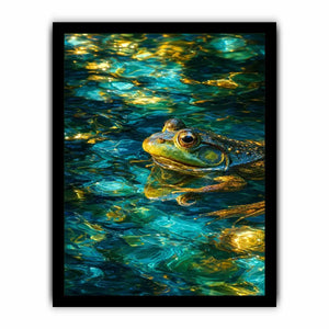   dreamy frog canvas art modern decor
