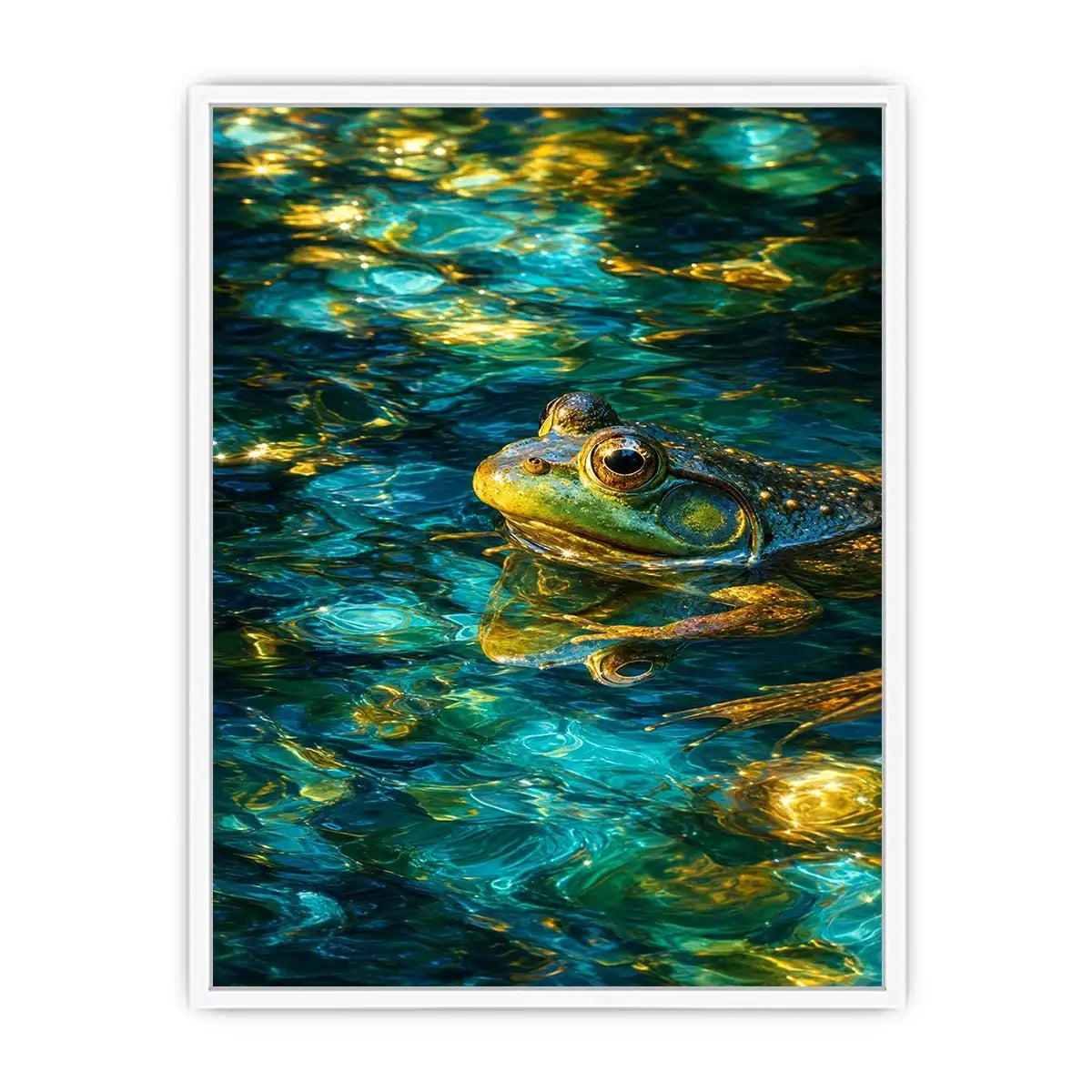   dreamy frog canvas art modern decor
