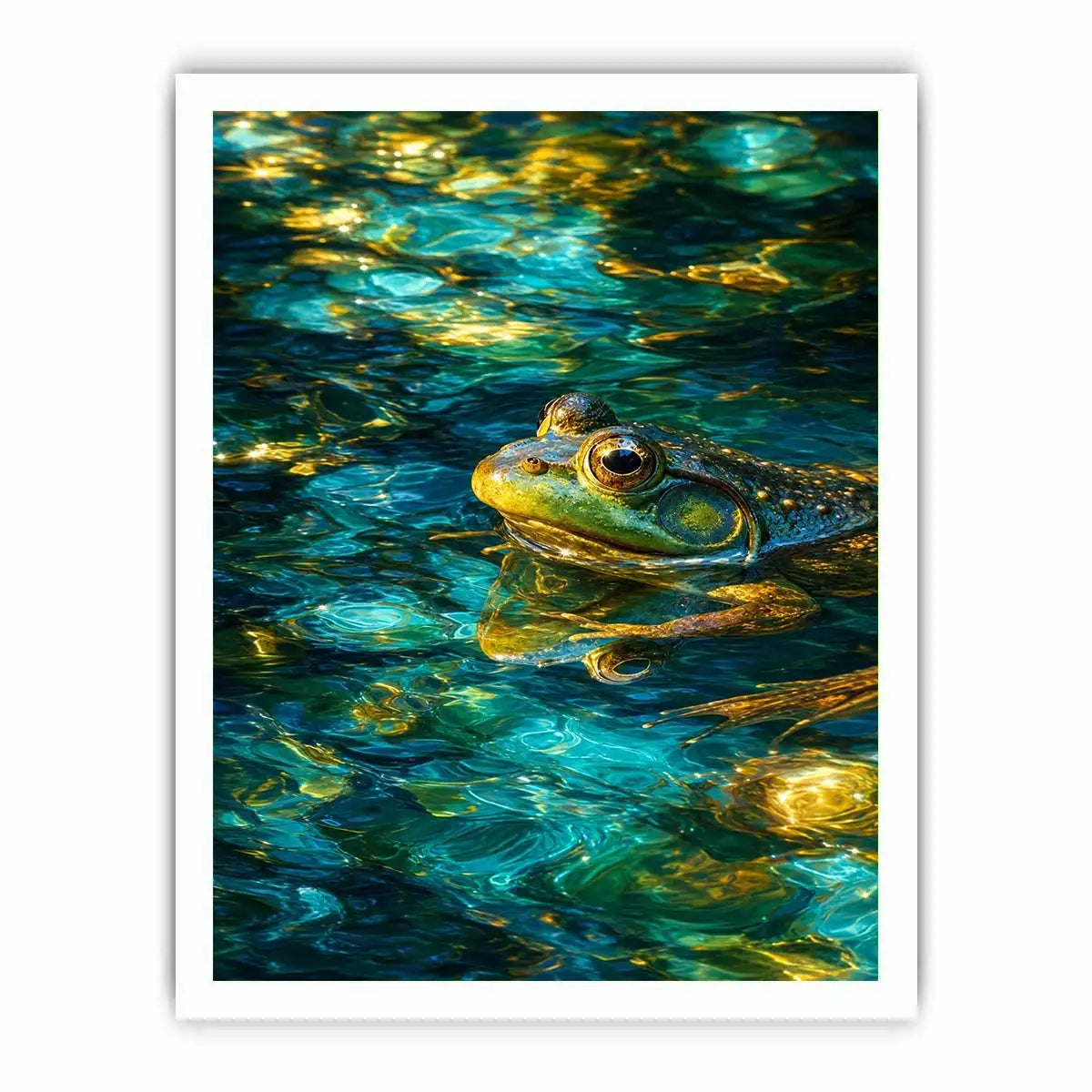   dreamy frog canvas art modern decor