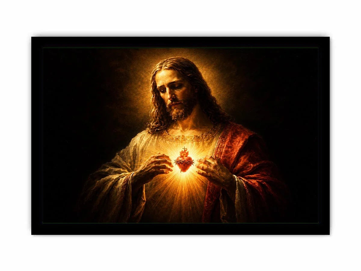   sacred heart jesus canvas print home
