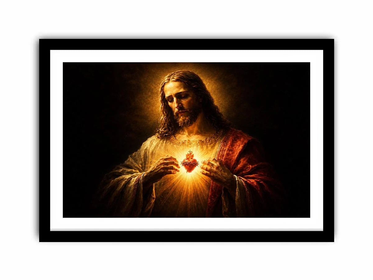   sacred heart jesus canvas print home