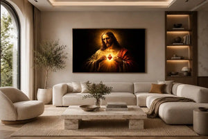  sacred heart jesus canvas print home