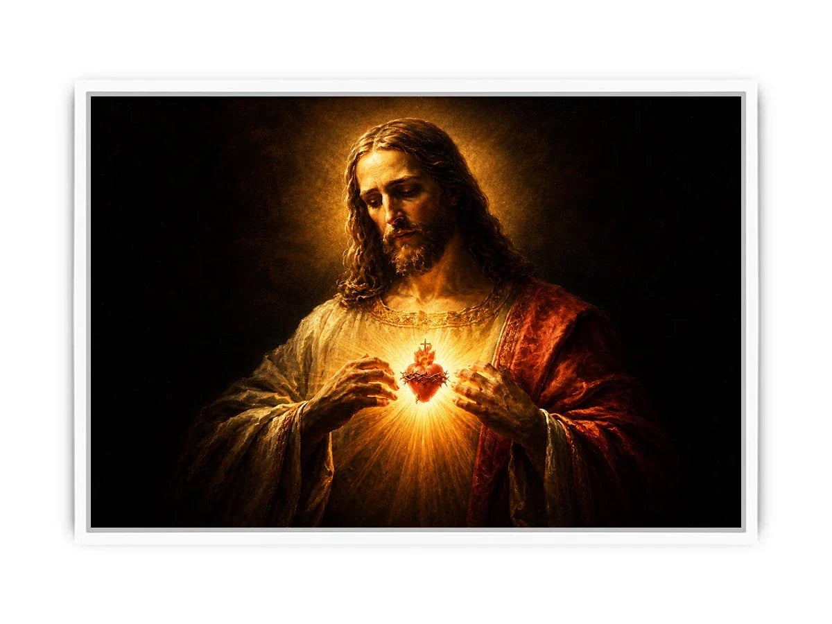   sacred heart jesus canvas print home
