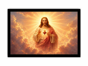   golden jesus wall art sacred home decor