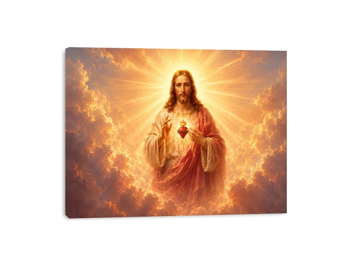   golden jesus wall art sacred home decor