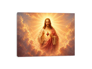   golden jesus wall art sacred home decor