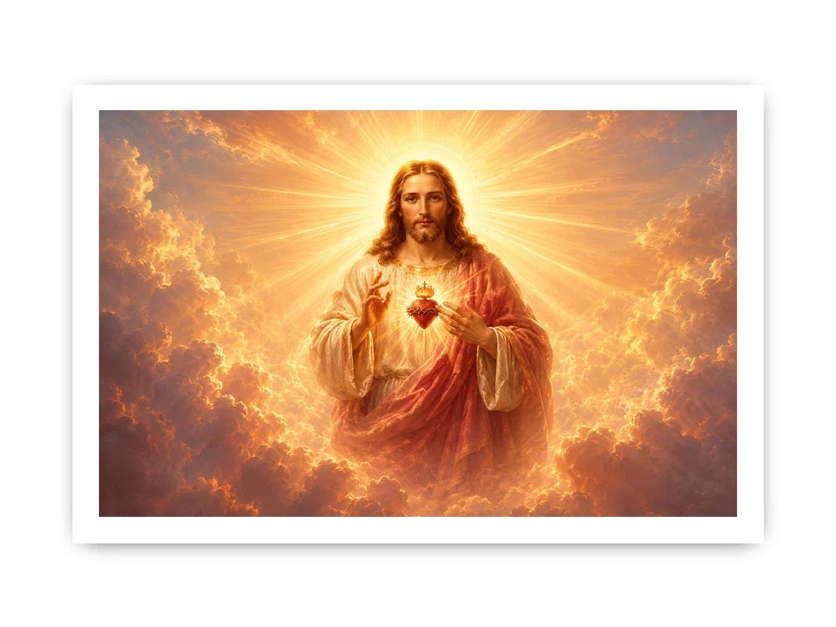   golden jesus wall art sacred home decor