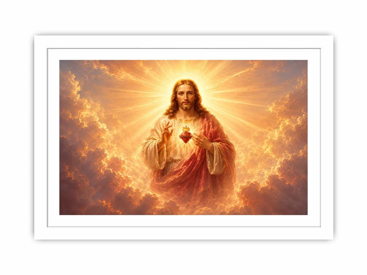   golden jesus wall art sacred home decor