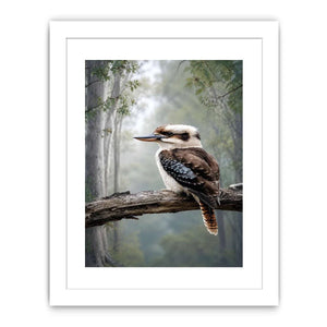   kookaburra forest bird canvas art