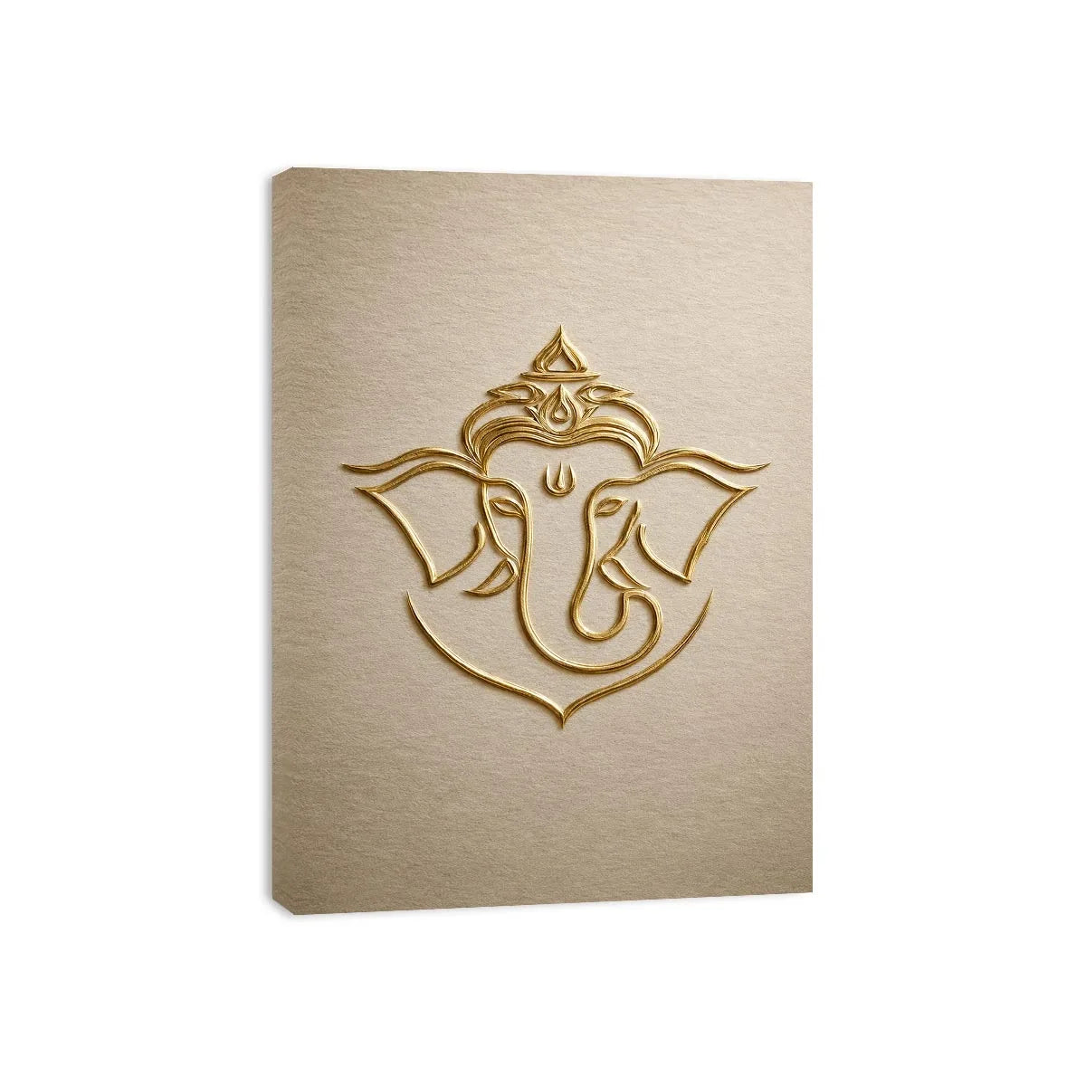   gold ganesha neutral artwork