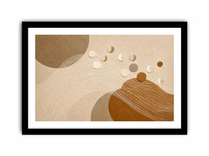   neutral geometric abstract canvas wall art
