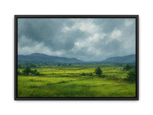   green valley landscape canvas print