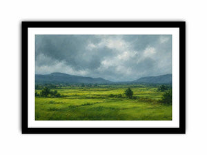   green valley landscape canvas print