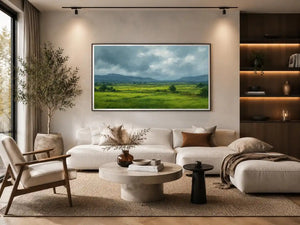   green valley landscape canvas print