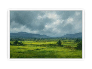   green valley landscape canvas print