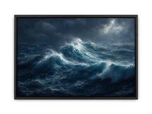   stormy ocean canvas art living room