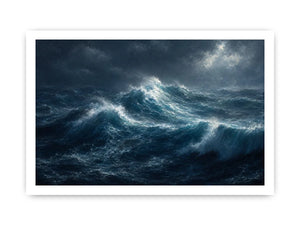   stormy ocean canvas art living room