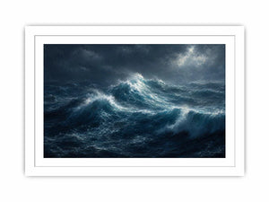   stormy ocean canvas art living room