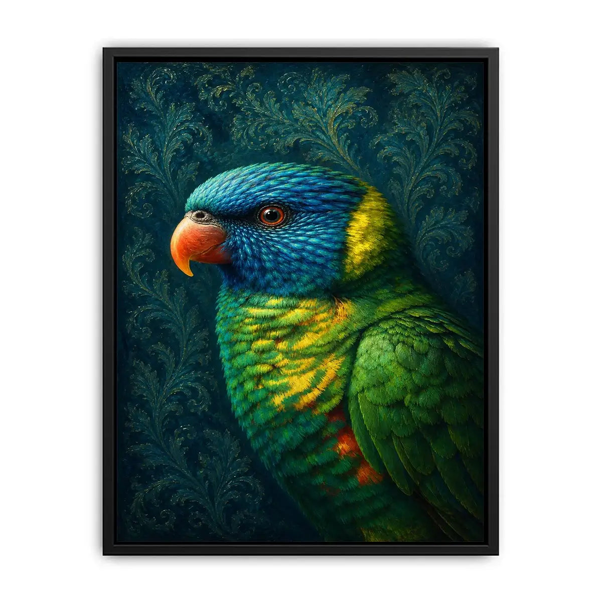   colorful lorikeet canvas art modern decor
