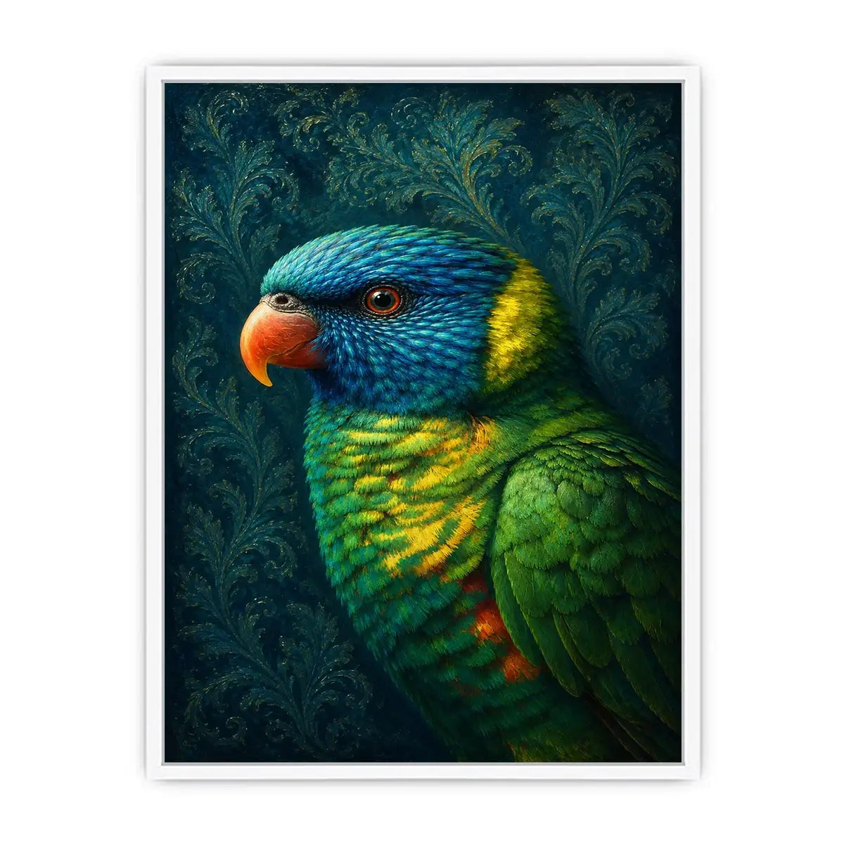   colorful lorikeet canvas art modern decor