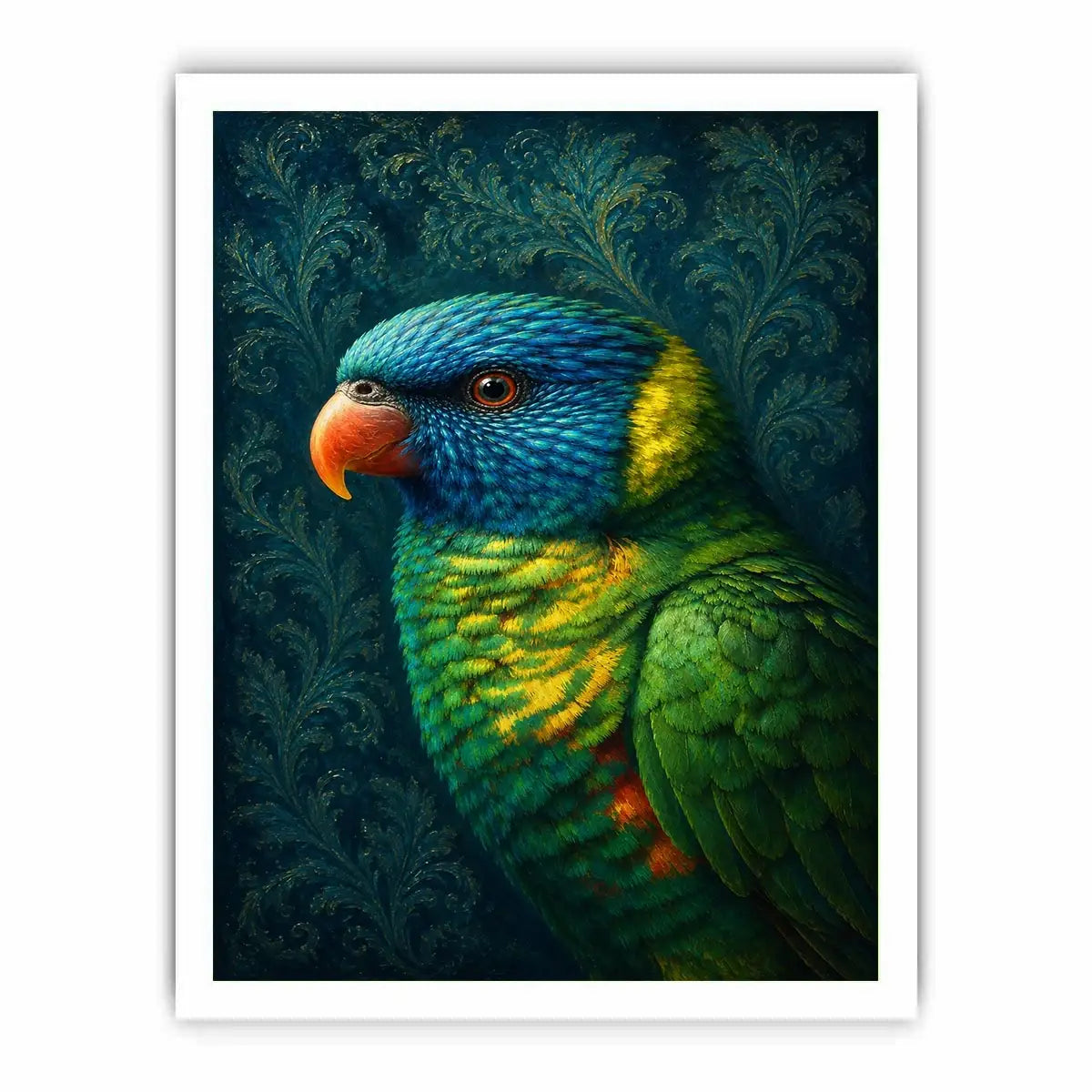   colorful lorikeet canvas art modern decor