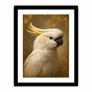   white cockatoo canvas print neutral decor