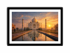   taj mahal canvas art elegant living room