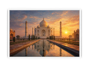   taj mahal canvas art elegant living room