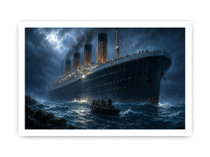   vintage ocean liner canvas art office
